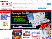 Tablet Screenshot of nutricionextrema.com